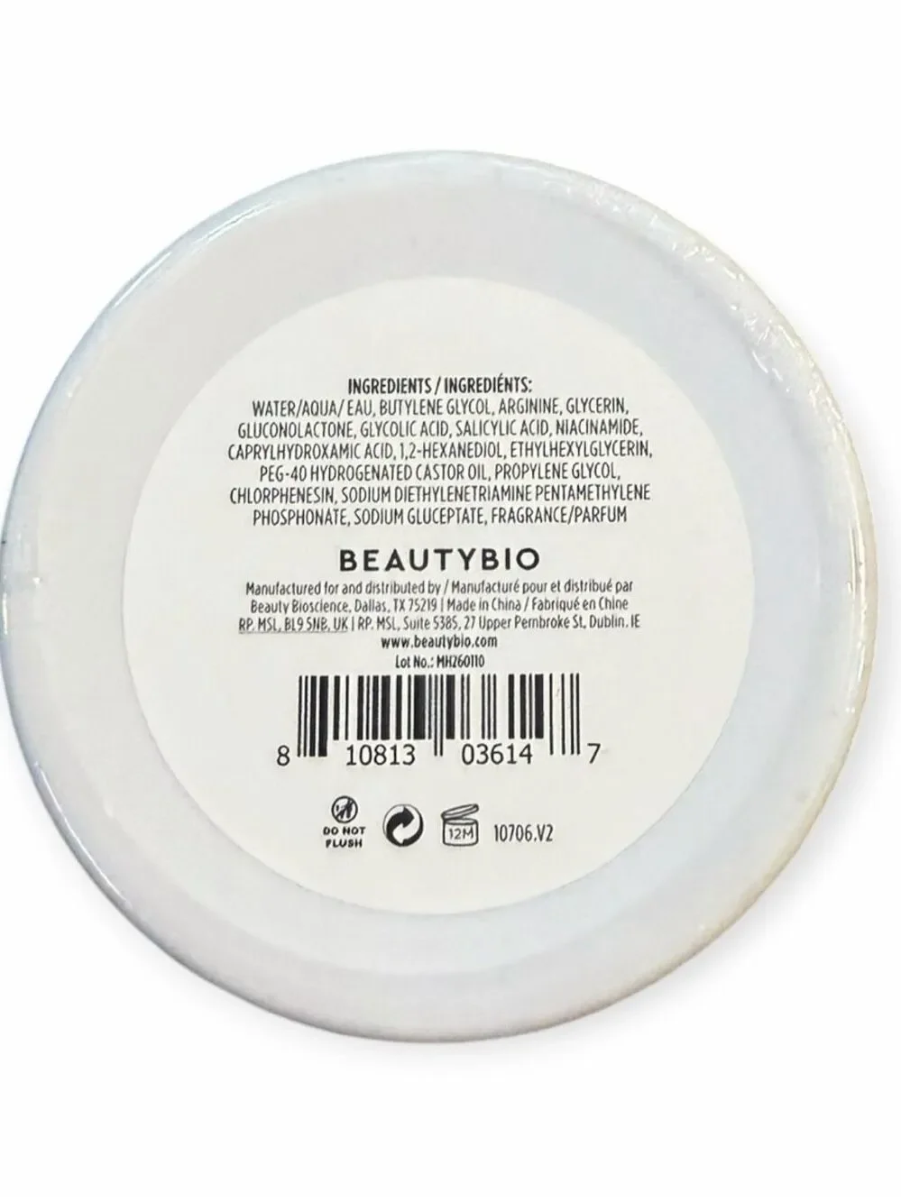 BEAUTYBIO Swipe & Glow Peel Pads Multi-Acid Resurfacing Facial Pads 50 Count